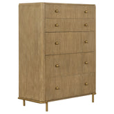 Best Furniture Outlet - Coaster - Arini 5-drawer Bedroom Chest Sand Wash - 224305